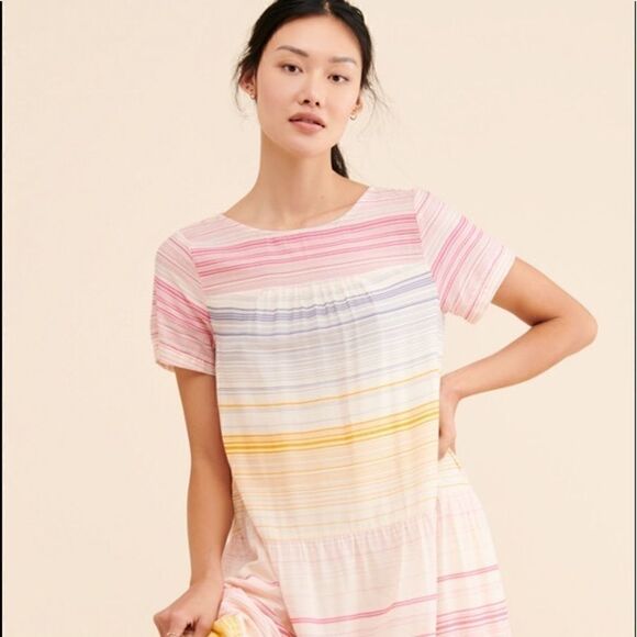 ANTHROPOLOGIE MERIDA TIERED MAXI DRESS - Picture 3 of 10